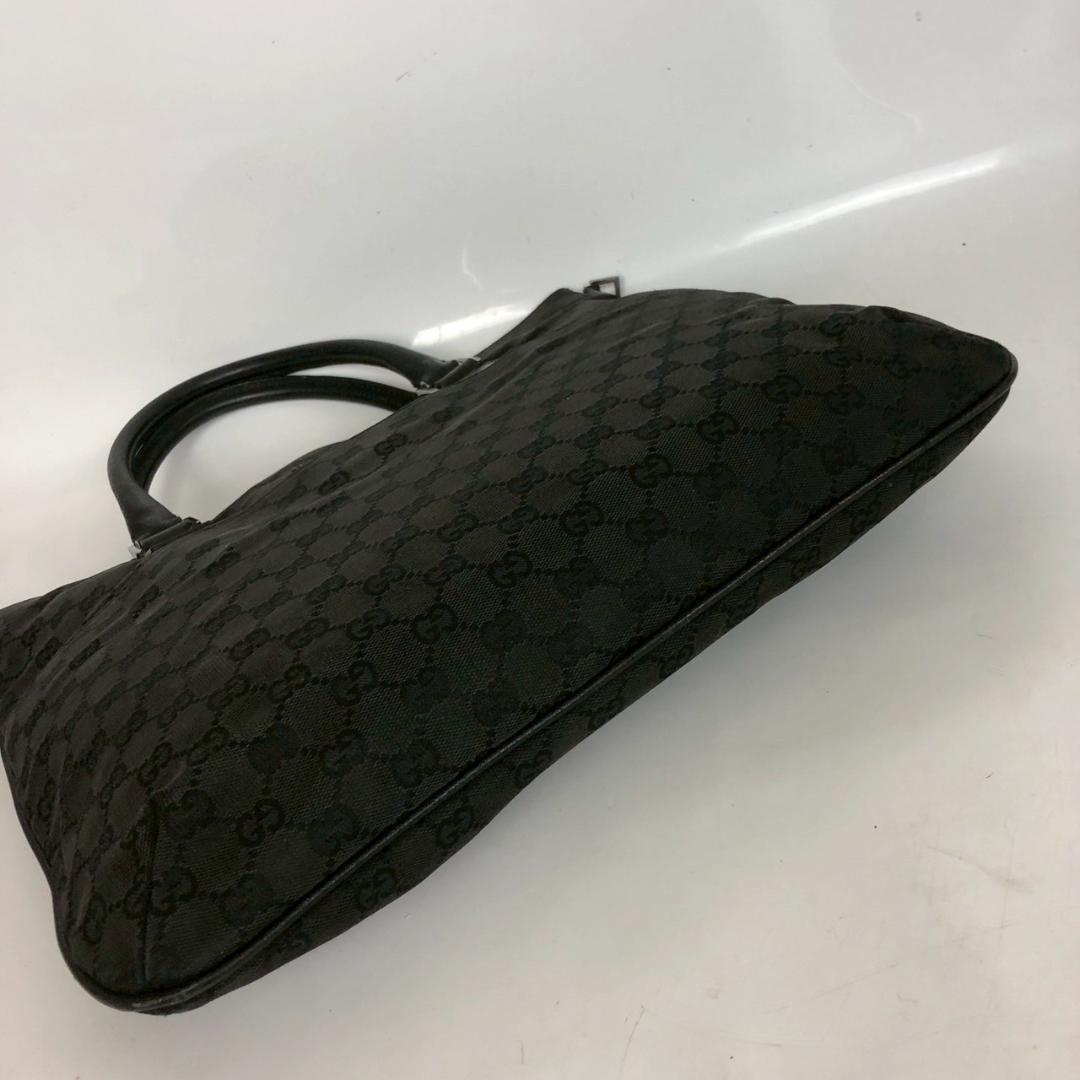 GUCCI グッチ GGキャンバス ハンドバッグ ブラック レディース ブランド — image 3