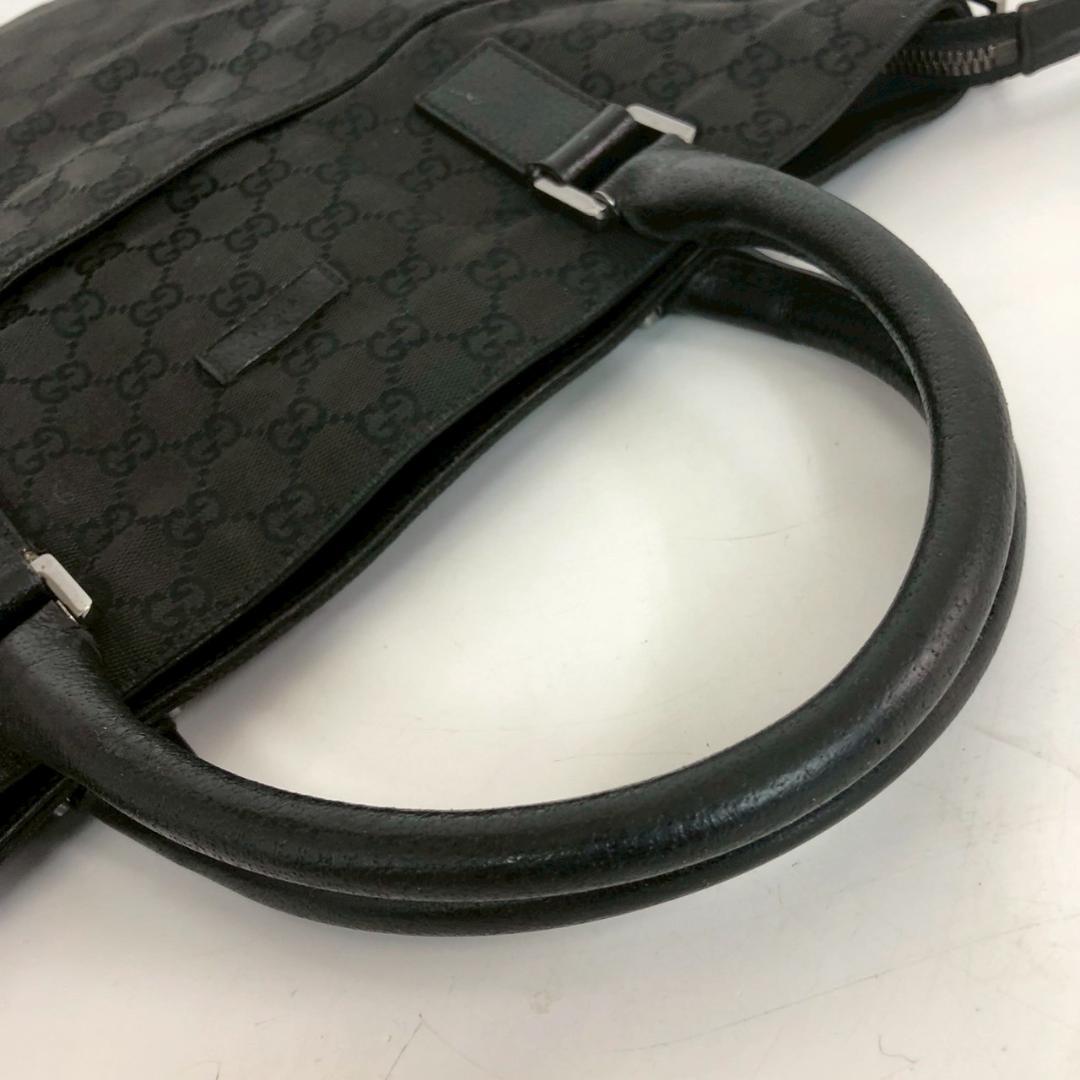 GUCCI グッチ GGキャンバス ハンドバッグ ブラック レディース ブランド — image 5
