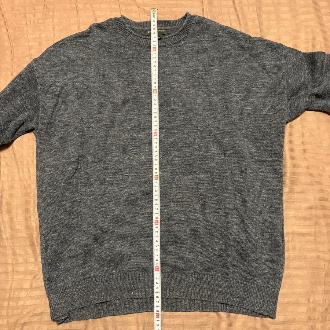 BANANA REPUBLIC クルーネックニット ネイビー Lサイズ — image 4