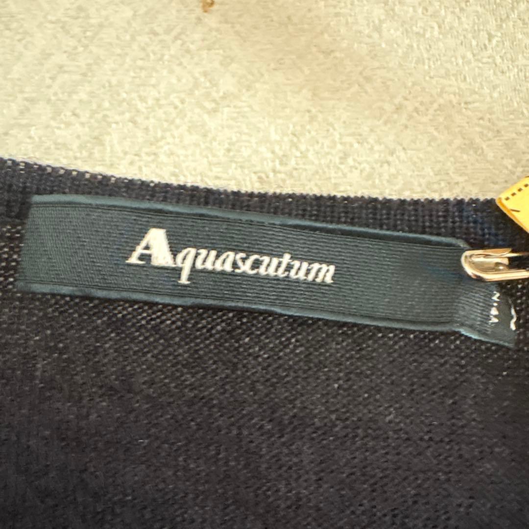 コビー918 さまAquascutum 紺黒　長袖カーディガン前身頃レース柄15 — image 2