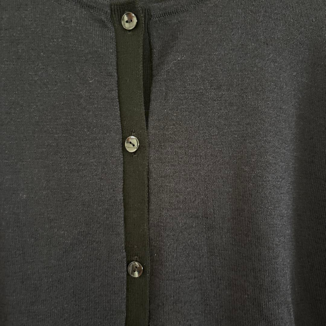 コビー918 さまAquascutum 紺黒　長袖カーディガン前身頃レース柄15 — image 4