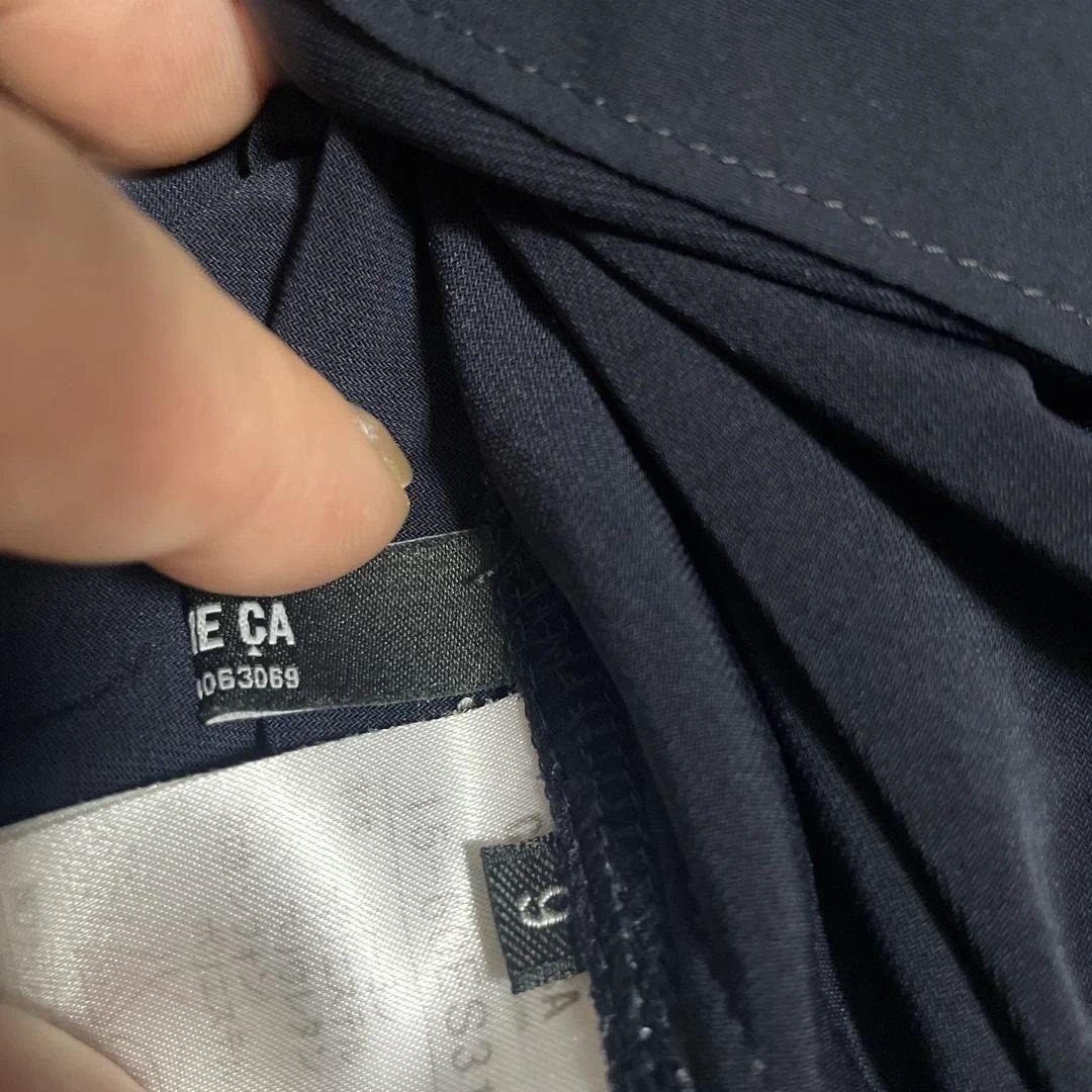 【美品】COMME CA ブラック ボウタイ ノースリーブ ブラウス — image 5