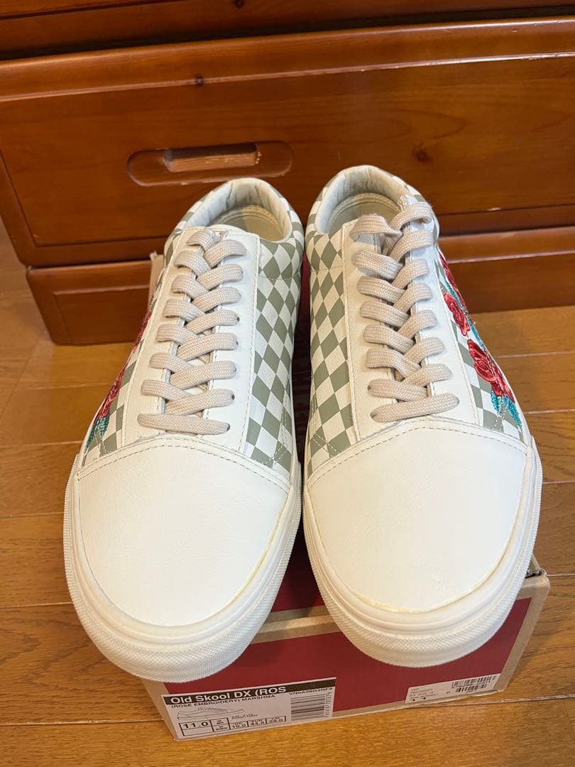 新品 vans old skool rose embroidery 29cm — image 2
