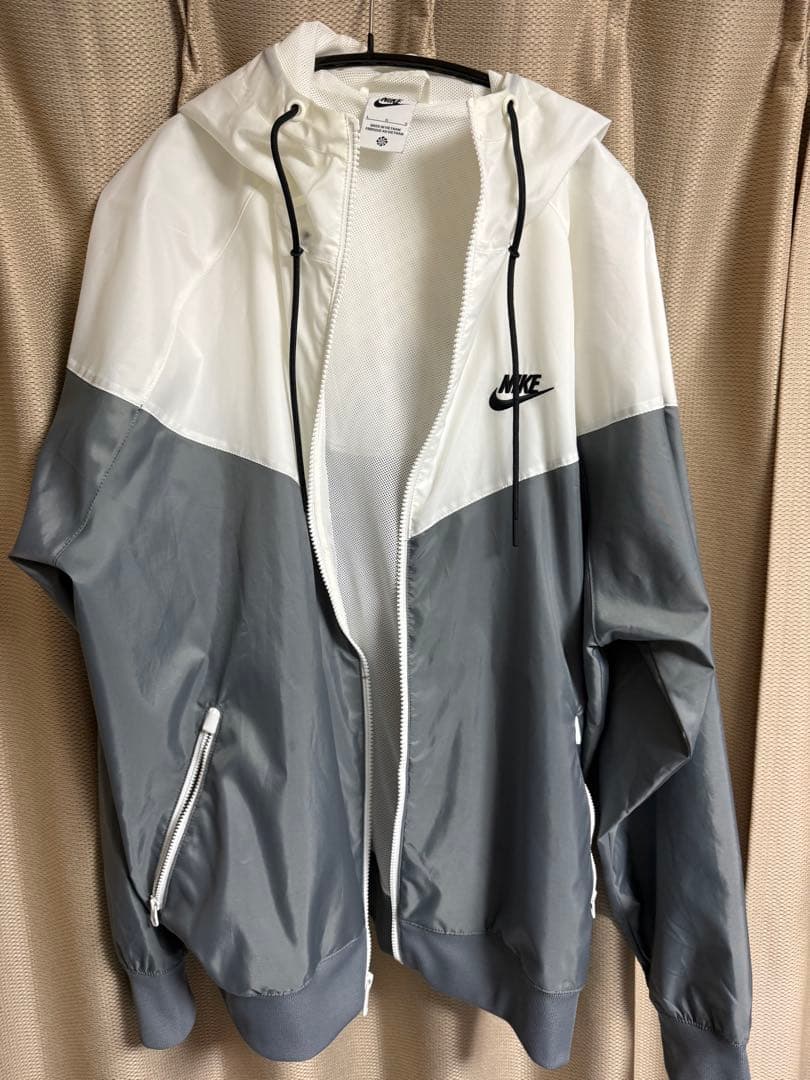 【HIRO様】 NIKE ナイロンジャケット ホワイト グレー — image 3