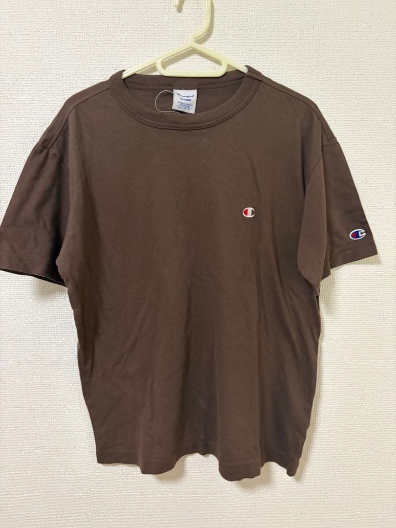 Champion/チャンピオン ワンポイント刺繍 無地Tシャツ タグ付き — image 3
