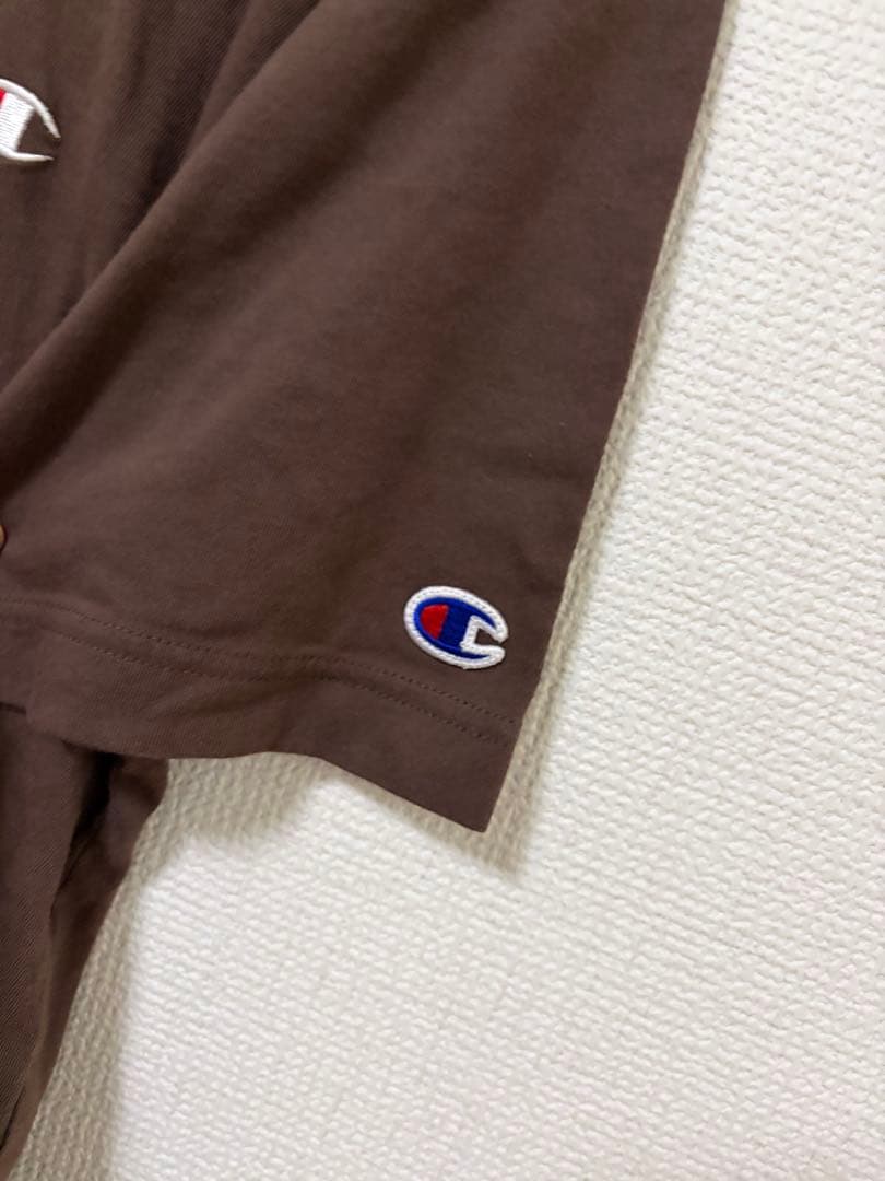 Champion/チャンピオン ワンポイント刺繍 無地Tシャツ タグ付き — image 5