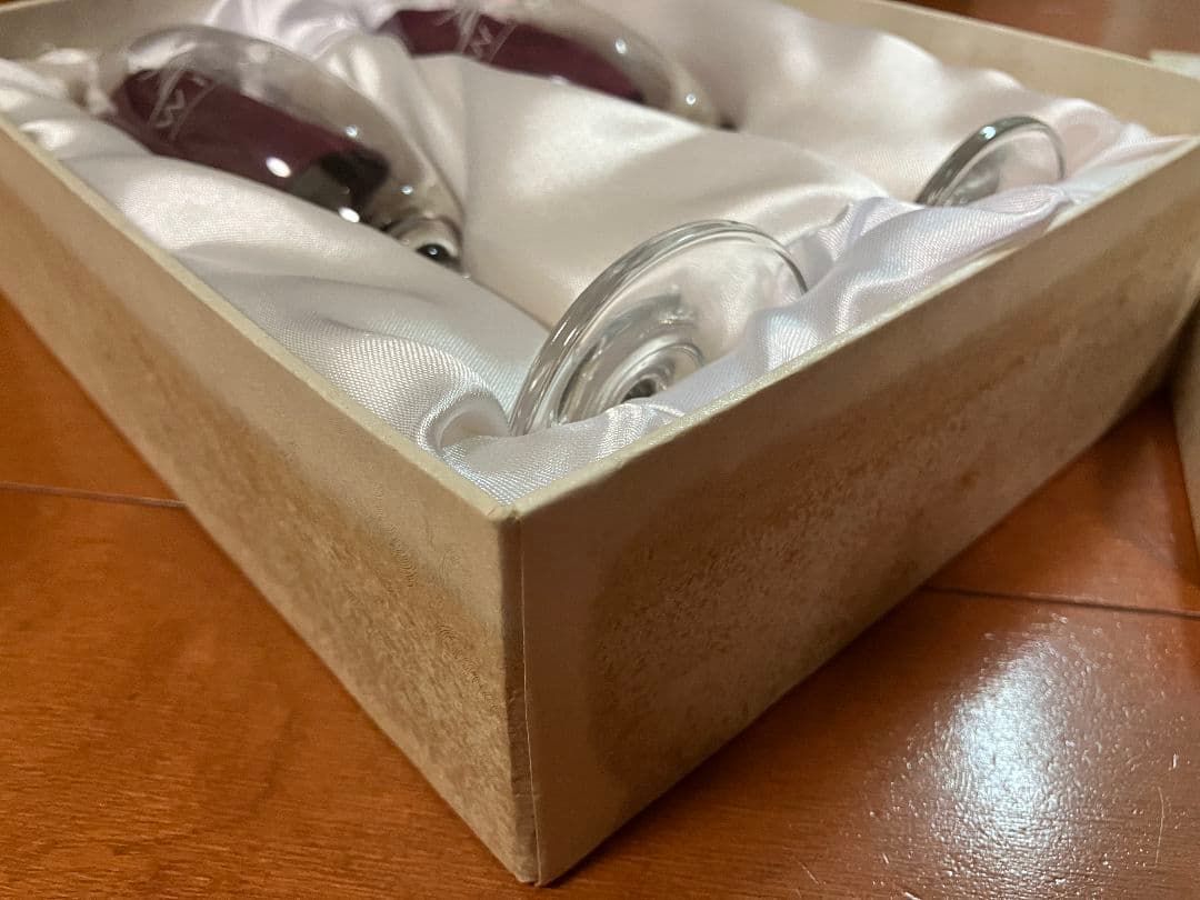 未使用WIWAHA BALIペアシャンパングラス フルートグラス コースター箱付 — image 4