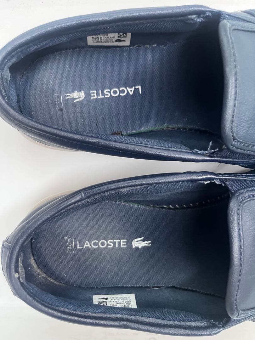 LACOSTE GAZON BL 1 スリッポン ネイビー 23cm 36 — image 2
