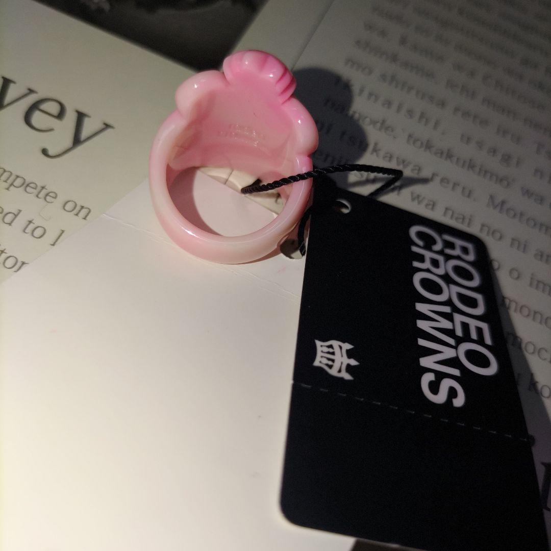 ロデオクラウンズ RODEO CROWNS アニマル 樹脂リング ピンク — image 3