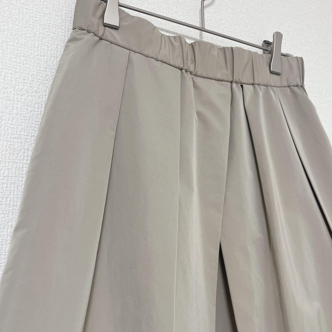 ギャラリービスコンティ フリルワイドスカート 上品 ウエストゴム　春　きれいめ — image 3