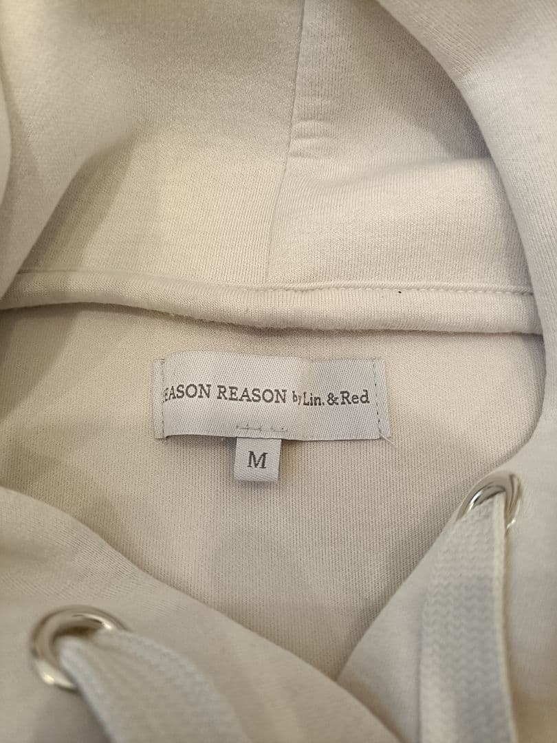 SEASON REASON by Lin.&Red パーカー Mサイズアイボリー — image 3