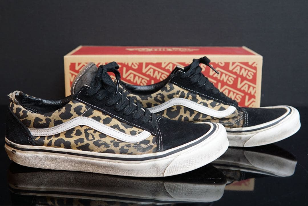 VANS Old Skool レオパード柄 28.5㎝　スニーカー　アナハイム — image 4