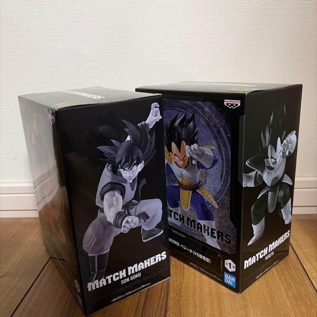 【未開封】ドラゴンボール MATCH MAKERS 孫悟空 ベジータ 2体セット — image 2