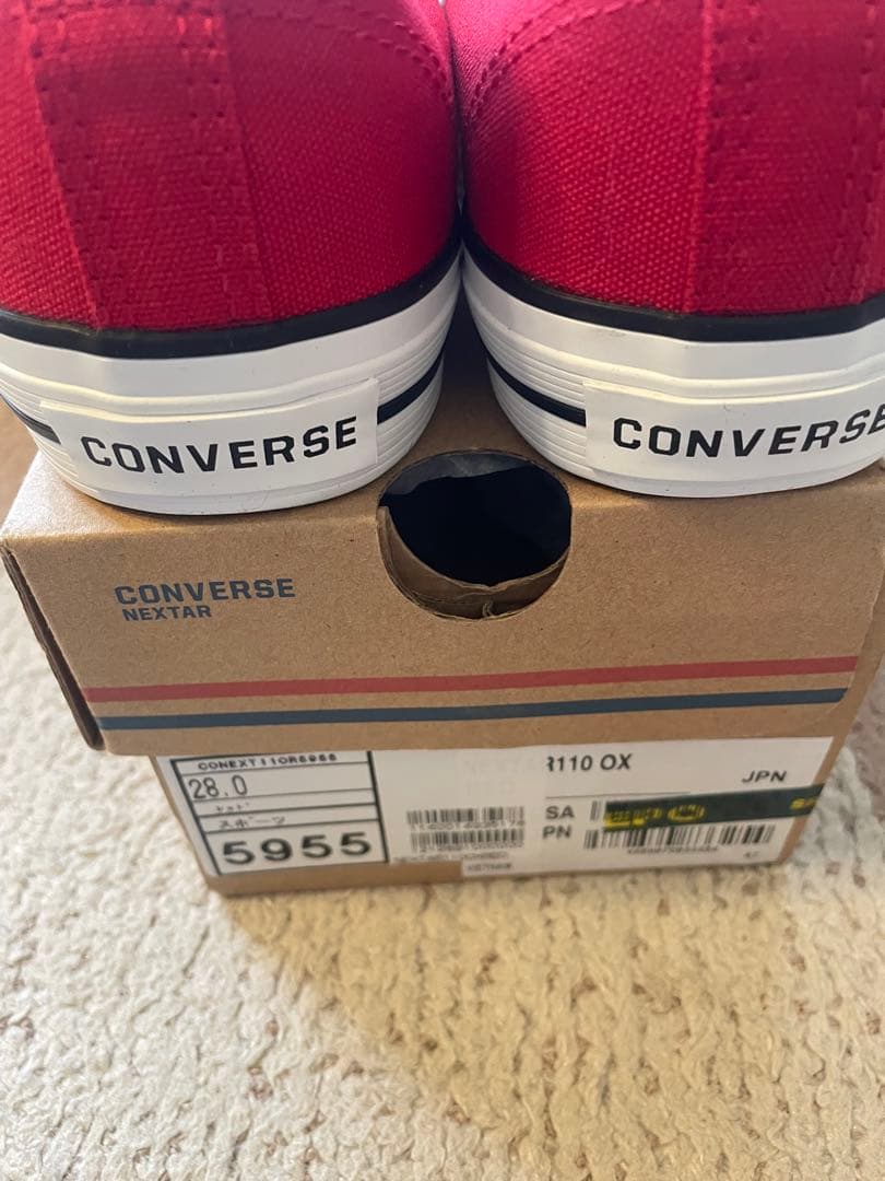 SALE！新品！CONVERSE NEXTAR レッド 28.0cm — image 3