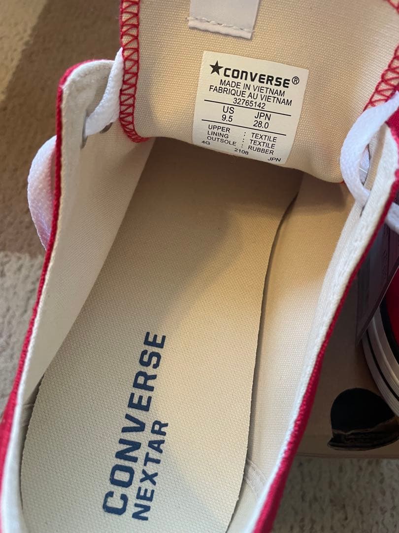 SALE！新品！CONVERSE NEXTAR レッド 28.0cm — image 4