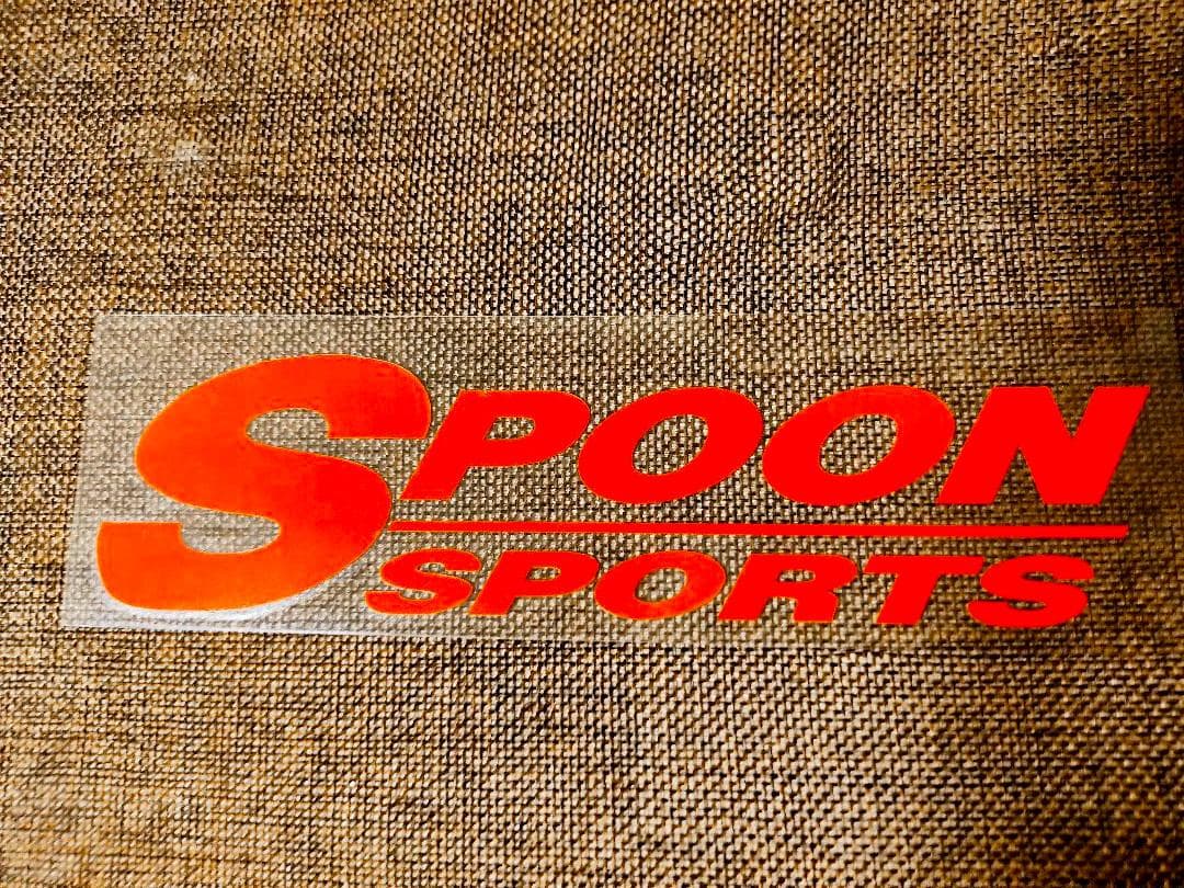 高耐候性！【全5色!】SPOON SPORTSステッカー(黑/青/灰/黄/赤) — image 2