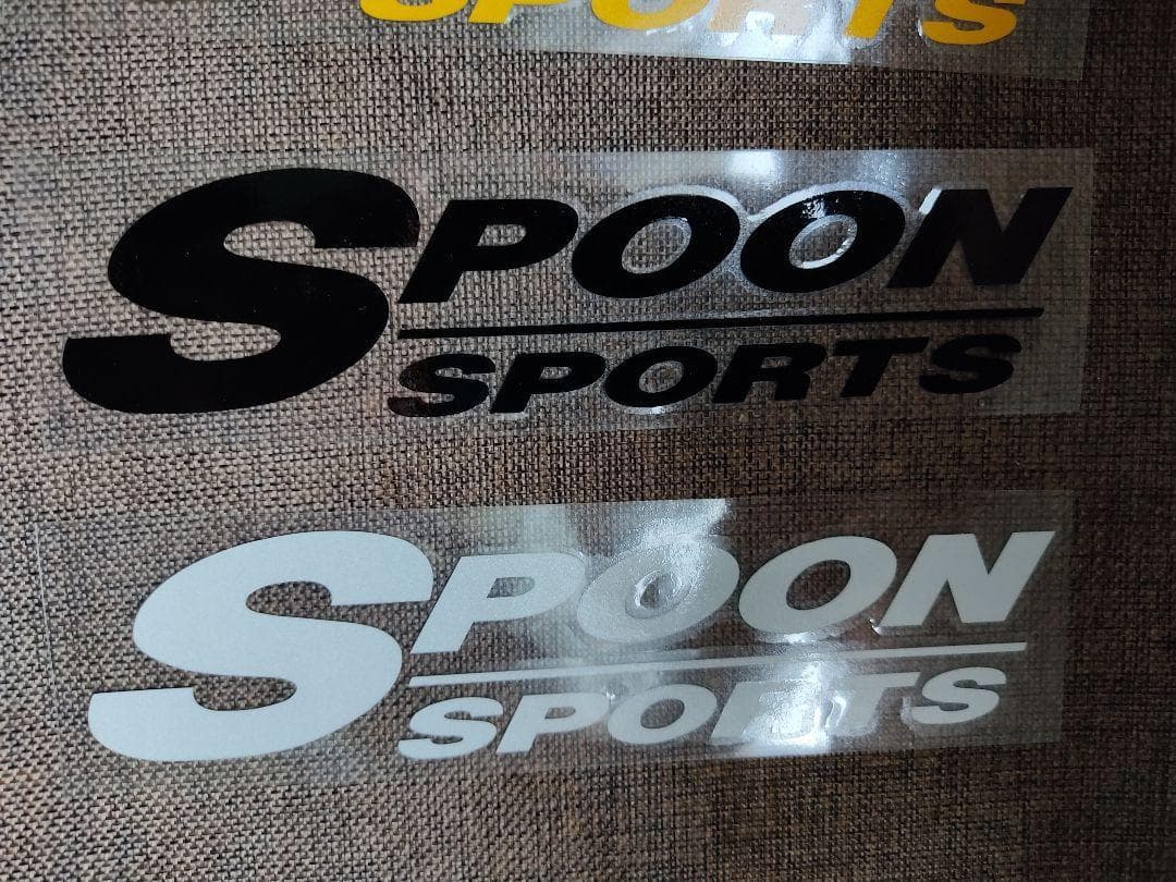 高耐候性！【全5色!】SPOON SPORTSステッカー(黑/青/灰/黄/赤) — image 4