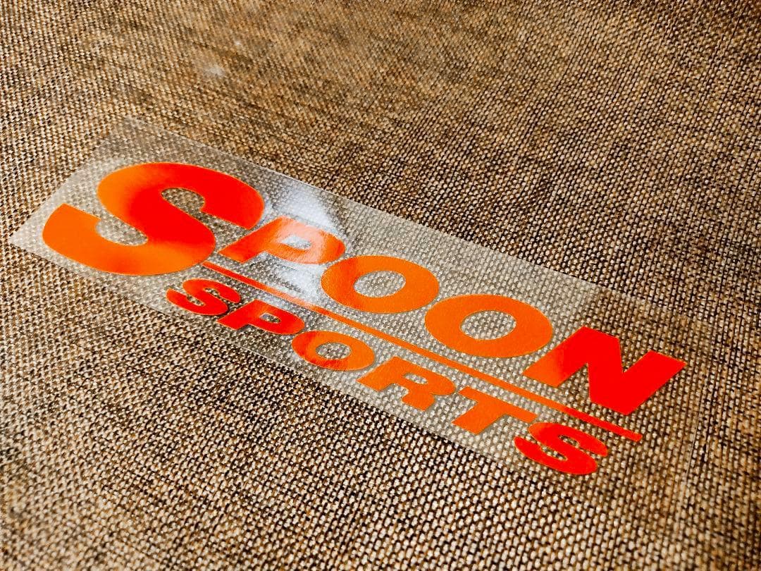 高耐候性！【全5色!】SPOON SPORTSステッカー(黑/青/灰/黄/赤) — image 5