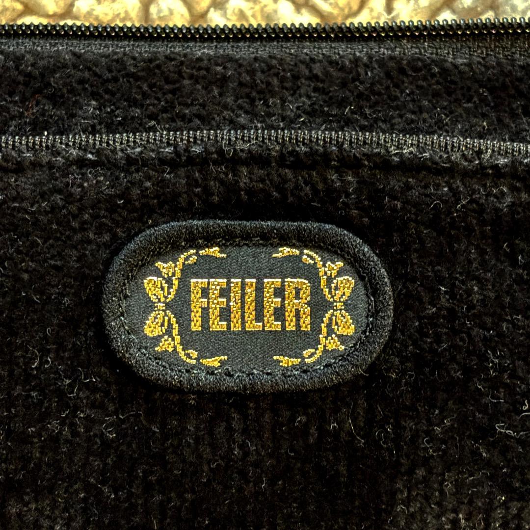 FEILER フェイラー ハンドバッグ 花柄（黒） — image 3