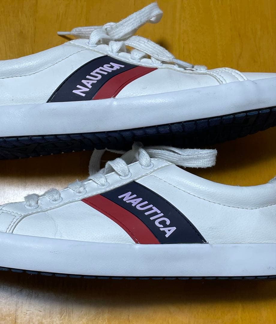NAUTICA ノーティカ レザースニーカー ホワイト US9 27cm — image 4