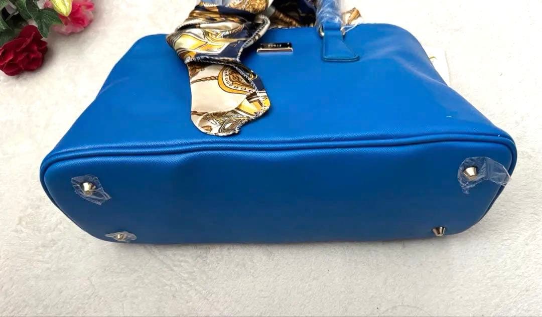DURAS ハンドバッグ ブルー 新品 — image 4