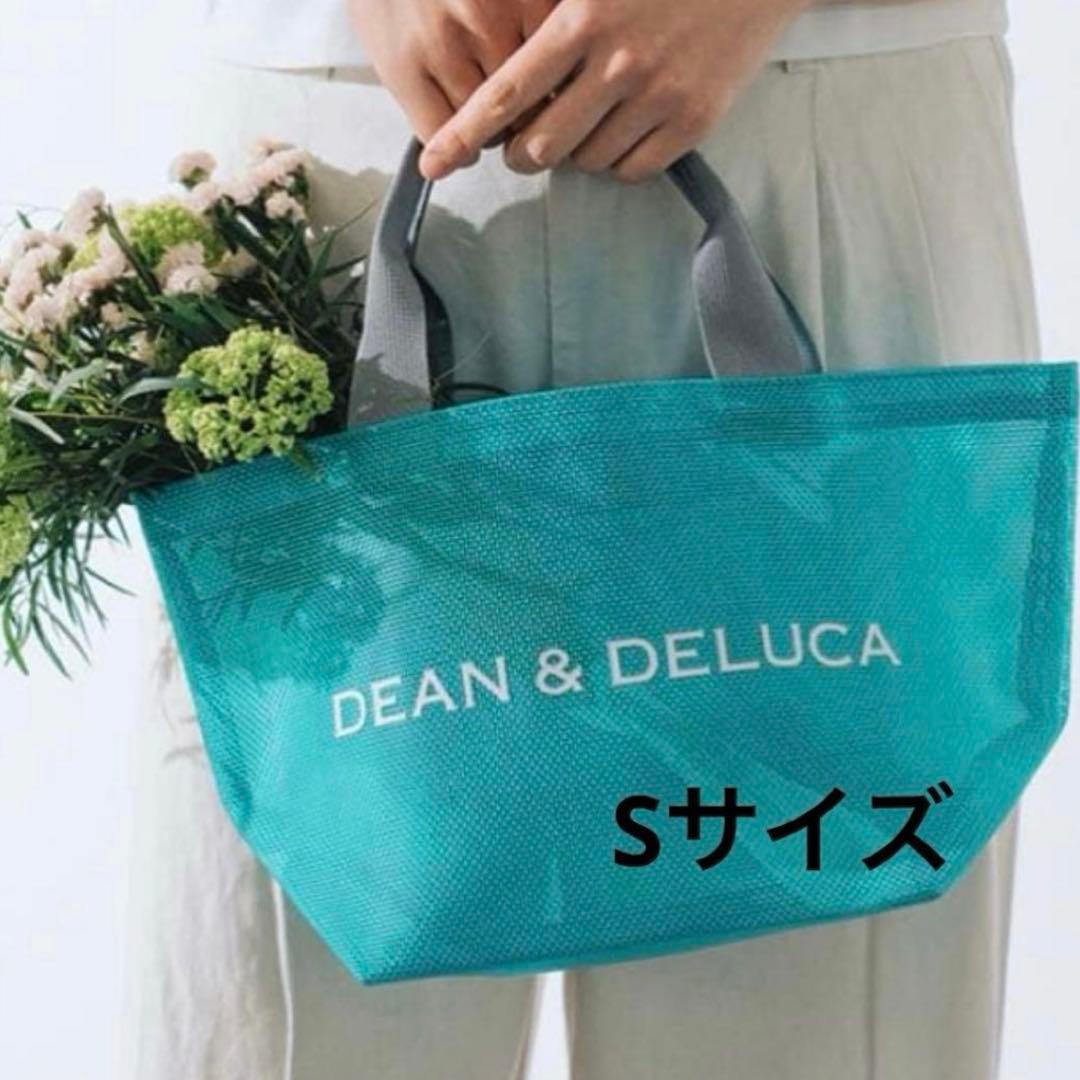 DEAN & DELUCAメッシュトートバッグ ターコイズ S 新品未使用 — image 2