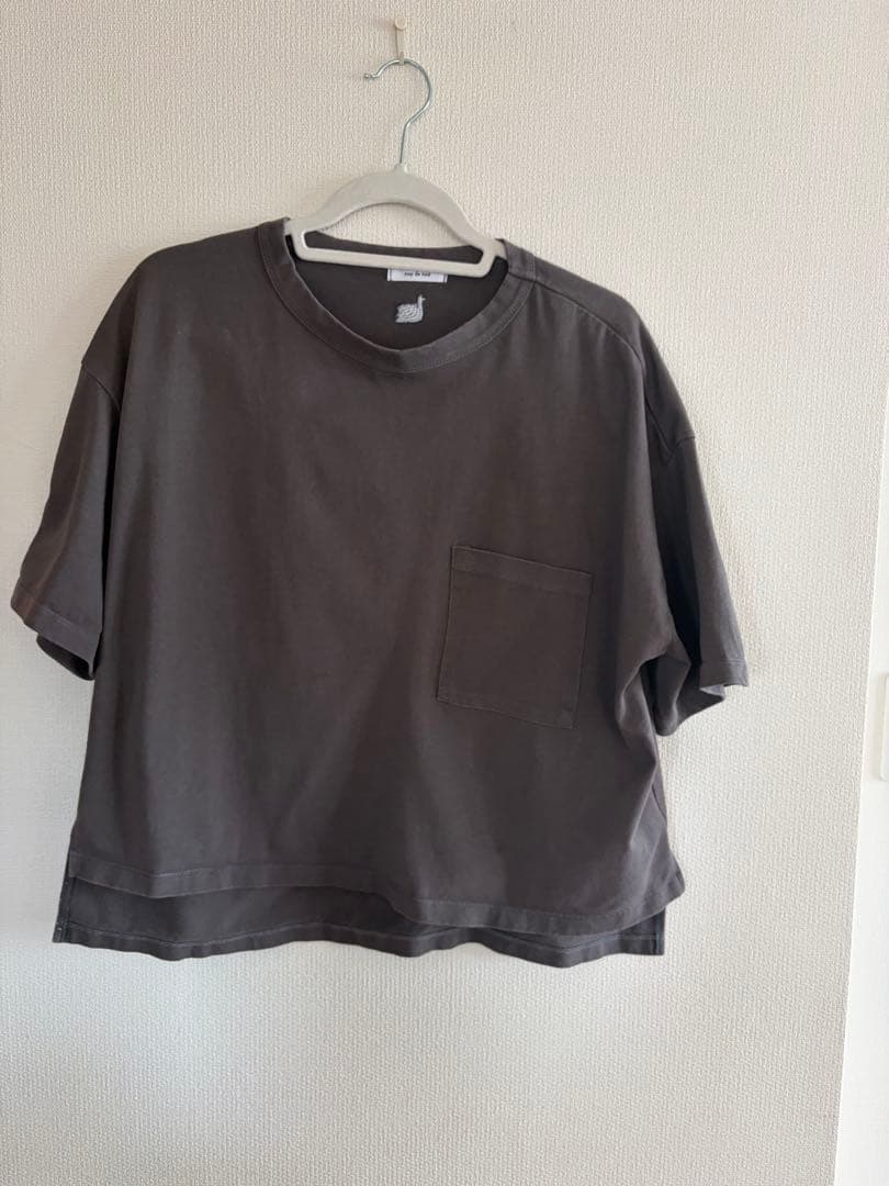 nop de nod半袖 Tシャツ ポケット付き グレー — image 3