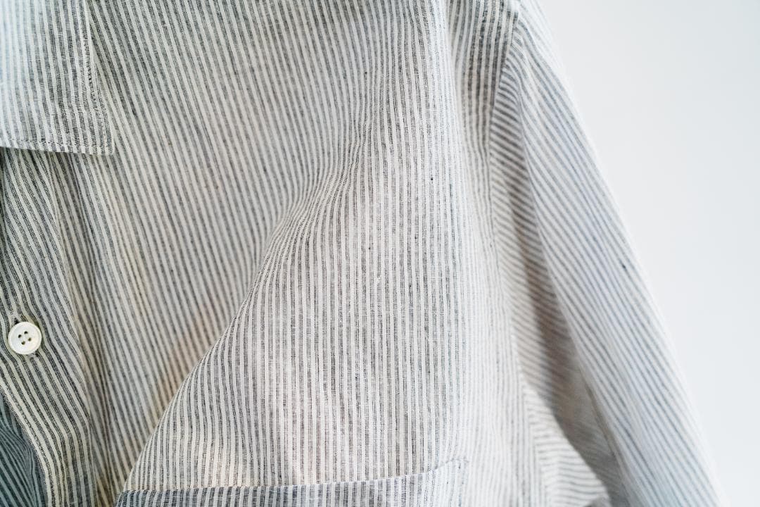 COMOLI  KHADIコットン コモリシャツ STRIPE カディ — image 3