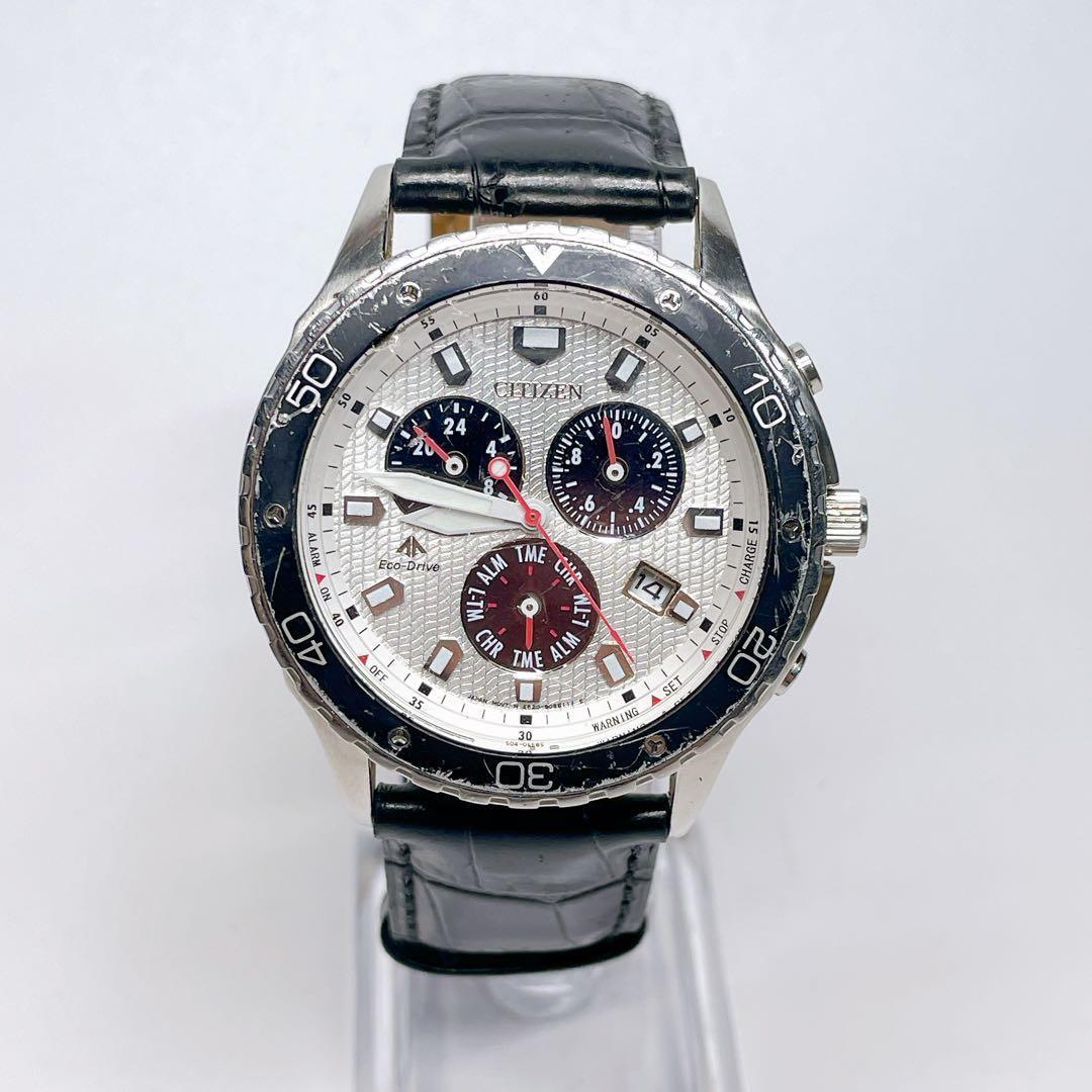 CITIZEN Eco-Drive クロノグラフ ジャンク 33 — image 3