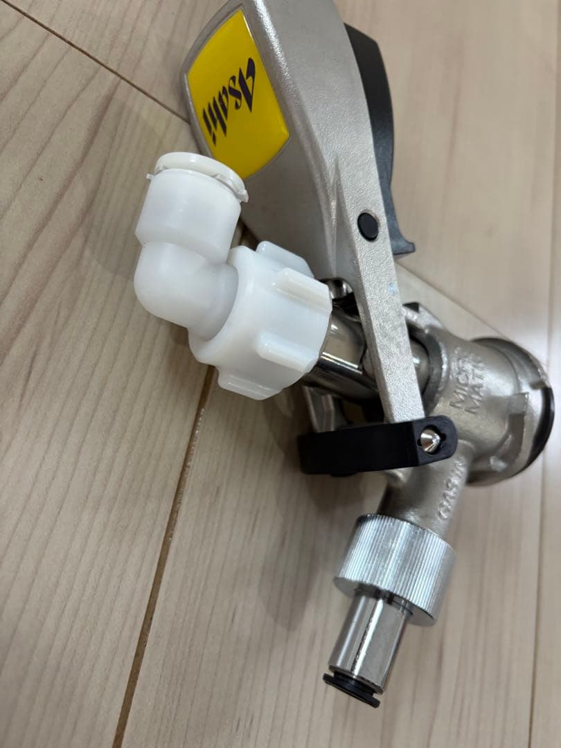 新品未使用 アサヒ ビールサーバーヘッド ディスペンスヘッド 黄ロゴ 業務用 — image 5