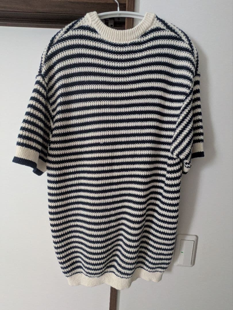 ZARA ボーダーニット 半袖 クルーネック Mサイズ — image 2