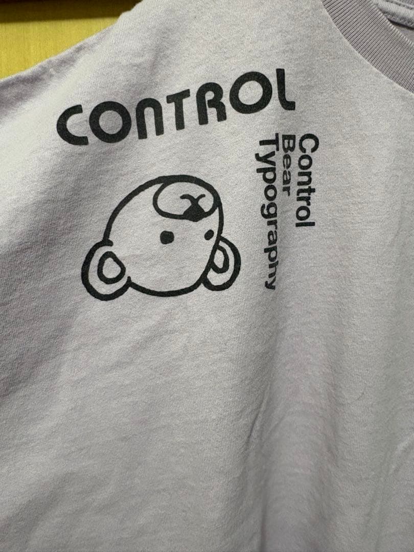 【数回着用】control bear レディース パープル 半袖Tシャツ S — image 4