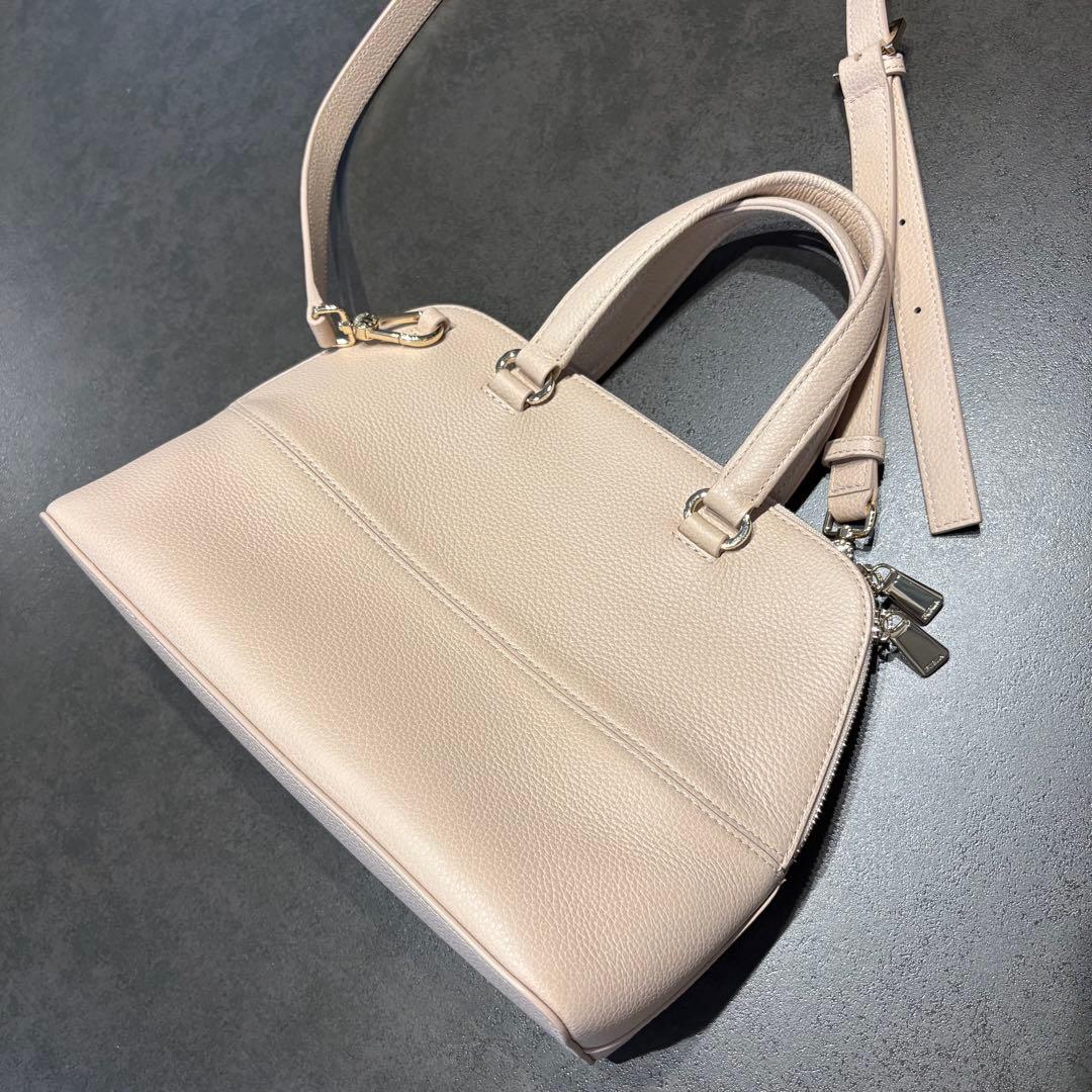 FURLA 2way ハンドバッグ ショルダー ベージュ — image 3
