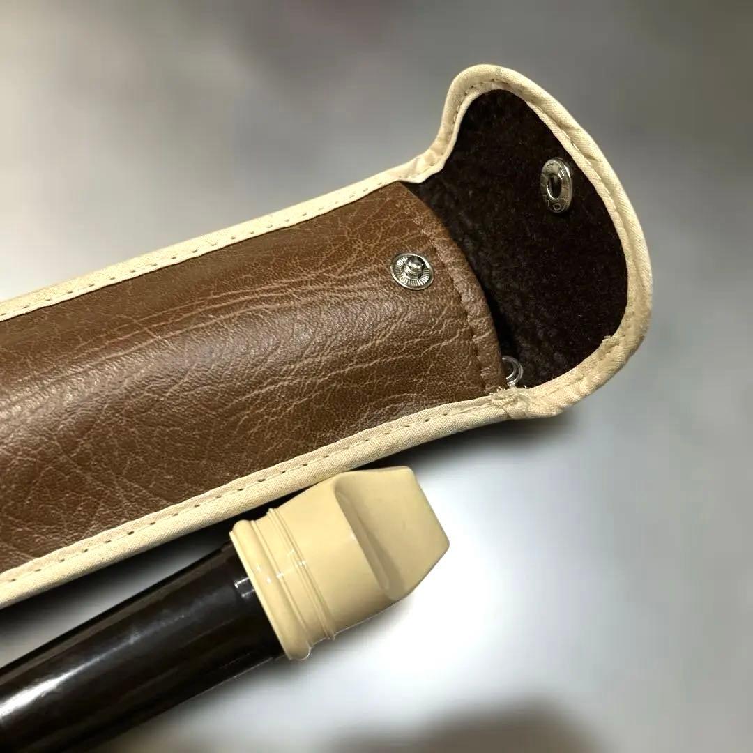 AULOS ソプラノリコーダー 502 清掃棒　ケース付き — image 5