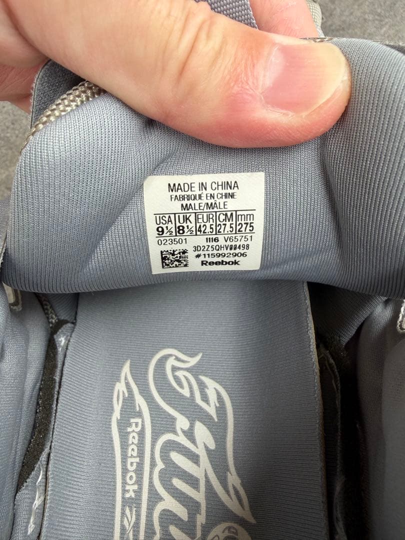 Reebok InstaPump Fury グレー 27.5cm — image 3
