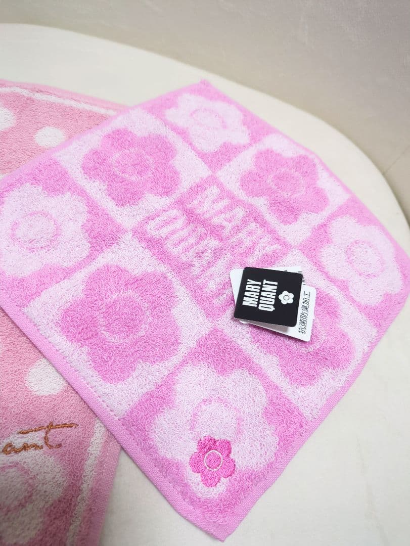 MARY QUANT ハンカチ 2枚セット ピンク — image 2