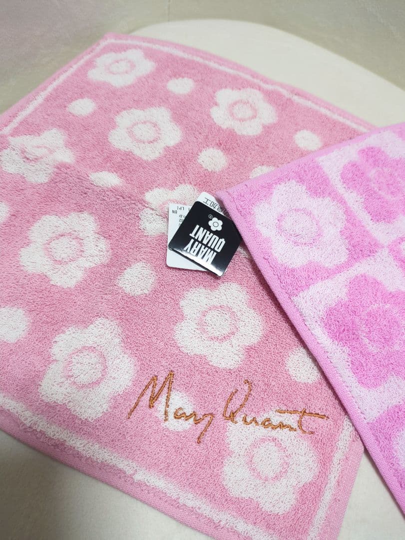 MARY QUANT ハンカチ 2枚セット ピンク — image 3