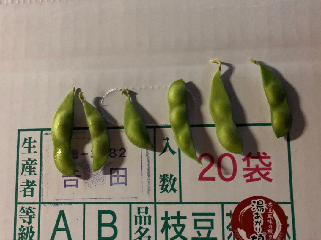 明日朝収穫！発送！茶豆風味の枝豆 — image 2