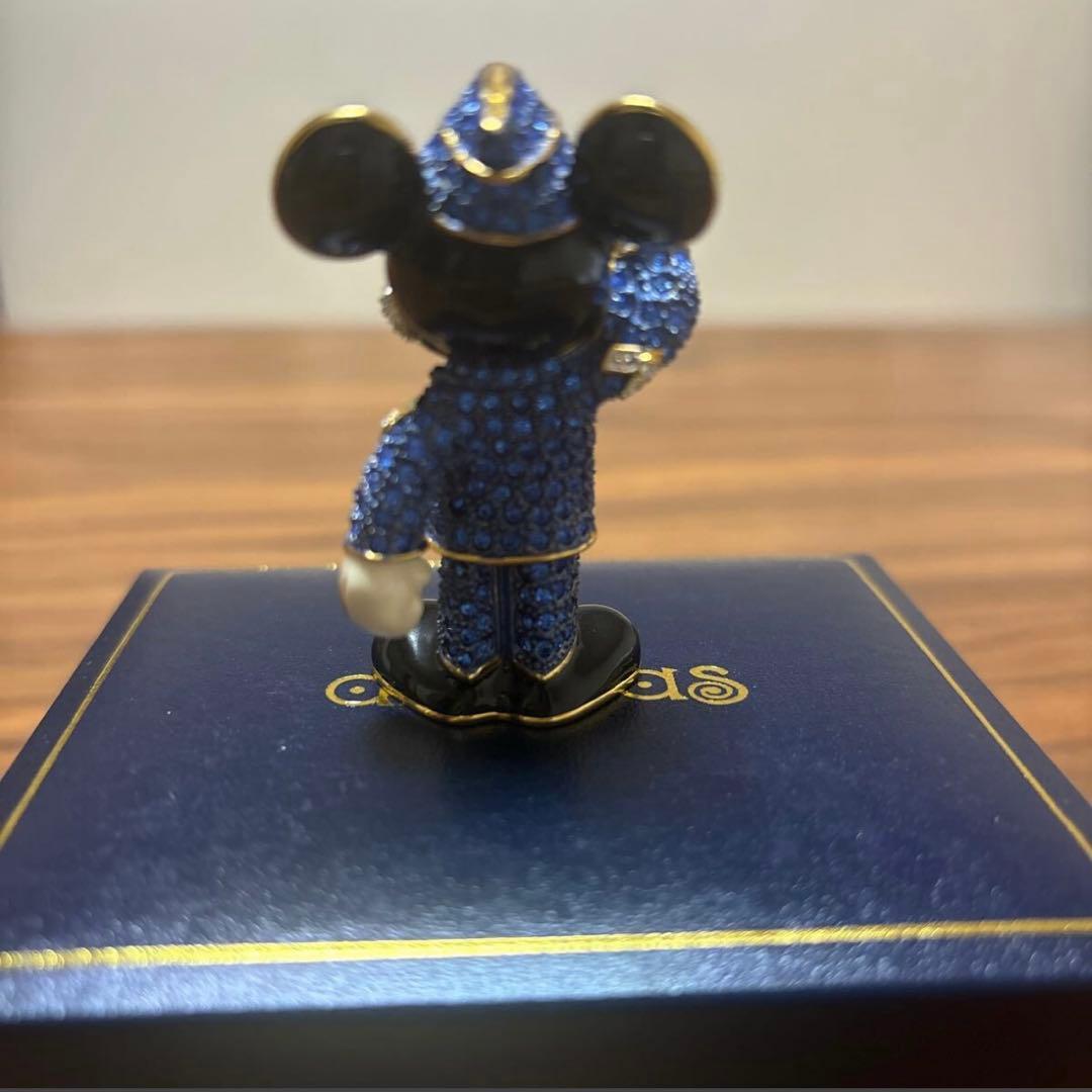 ディズニー　アリバスブラザーズ　スワロフスキー ミッキー 希少　置物 — image 3