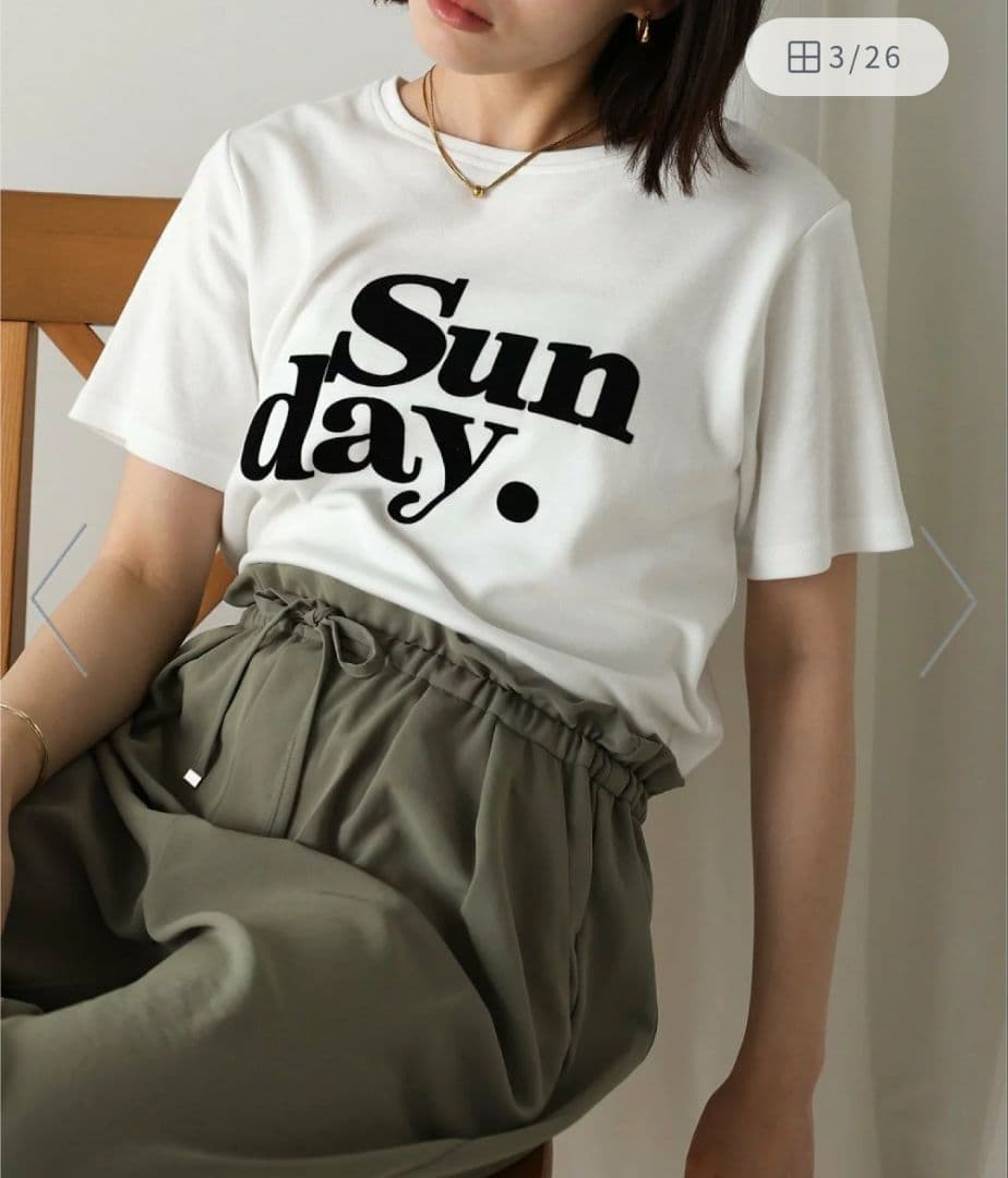 新品　タグ付き　Bou Jeloud ロゴTシャツ オフホワイト 38サイズ — image 2