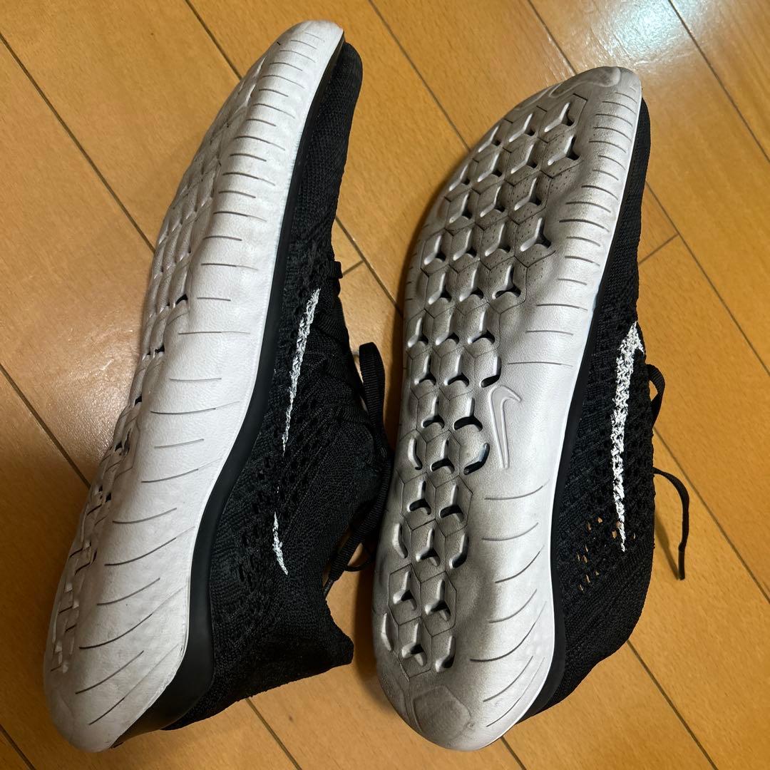 NIKE Free Flyknit ブラック スニーカー 26.0cm — image 2