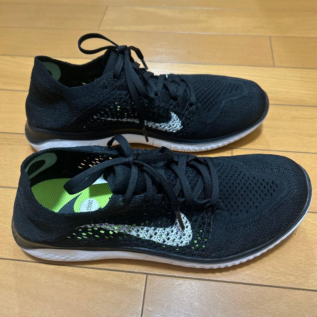 NIKE Free Flyknit ブラック スニーカー 26.0cm — image 3