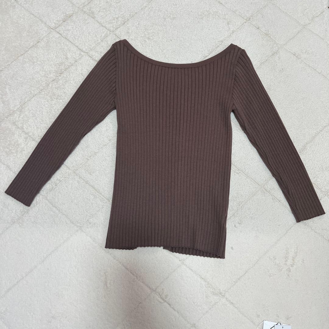 ♡FRAY I.D フレイアイディー 2wayボートネックリブニット♡ — image 2