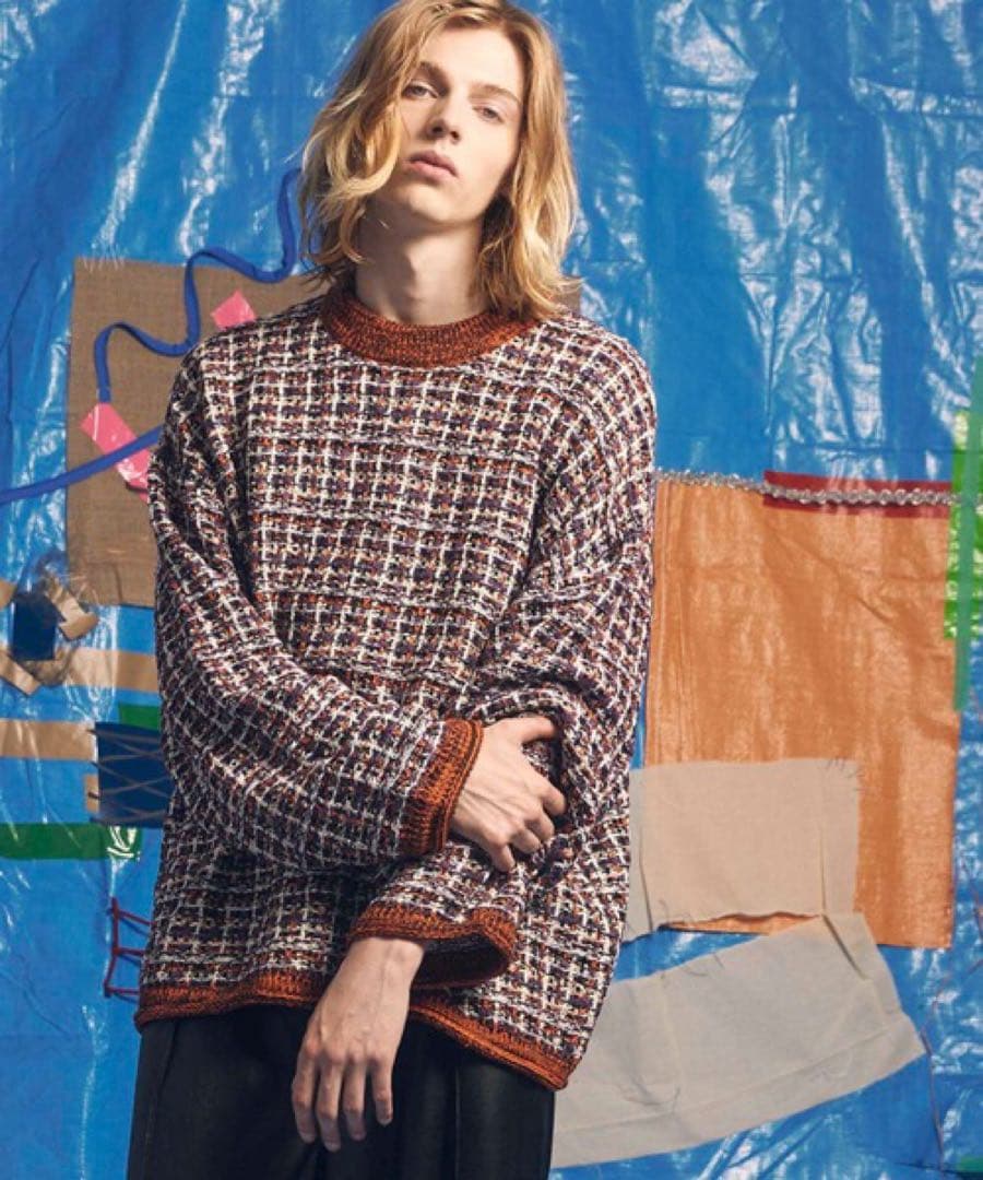Maison Special 22AW TWEEDYプライムオーバークルーネック — image 2