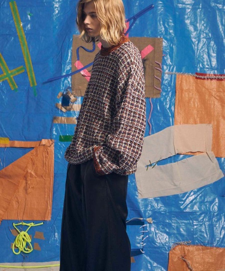 Maison Special 22AW TWEEDYプライムオーバークルーネック — image 3