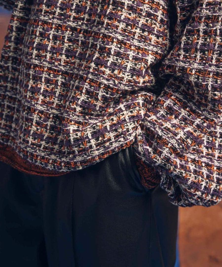 Maison Special 22AW TWEEDYプライムオーバークルーネック — image 4