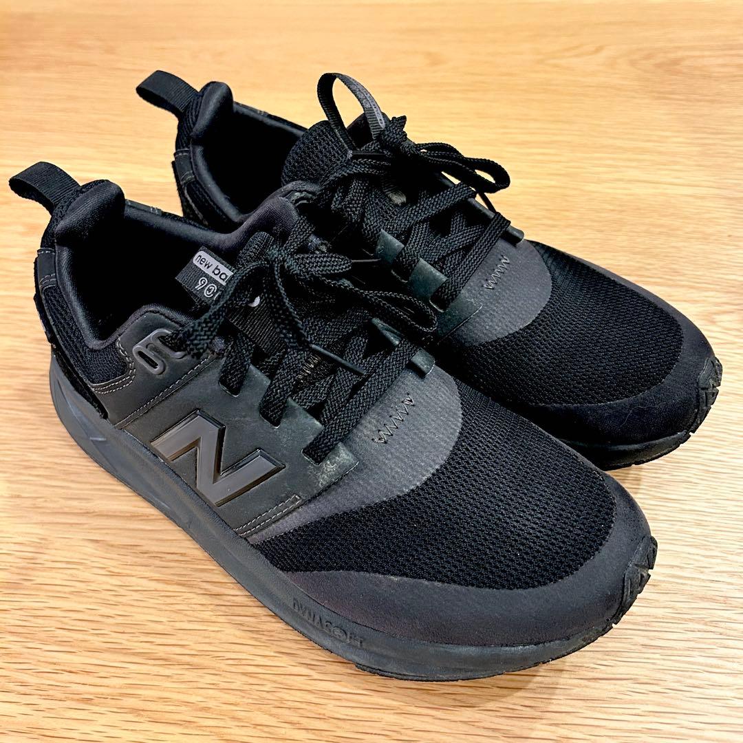 NB 26cm ニューバランス ダイナソフト UA900 オールブラック 黒 — image 3