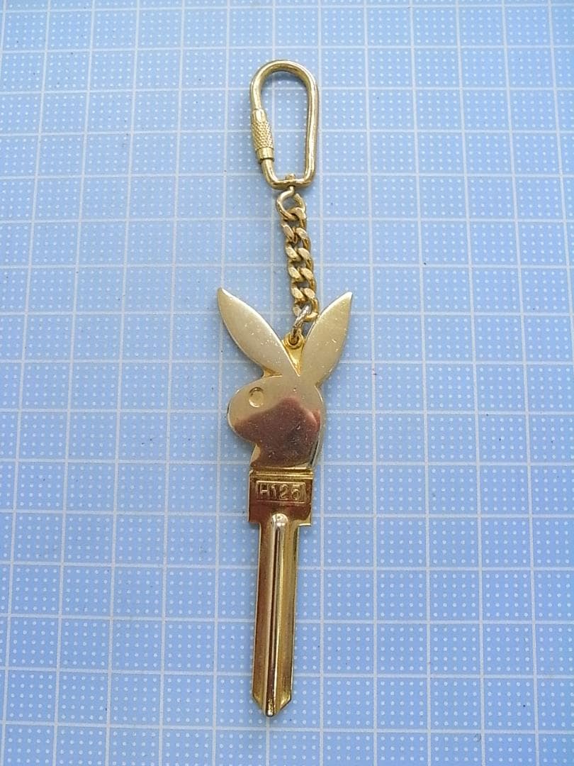 昭和レトロ プレイボーイ ブランクキー キーホルダー — image 2
