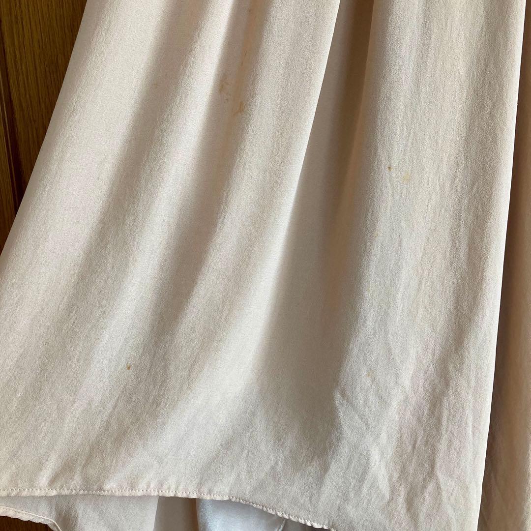 ノースリ　ロングワンピース　ピンクベージュ — image 3