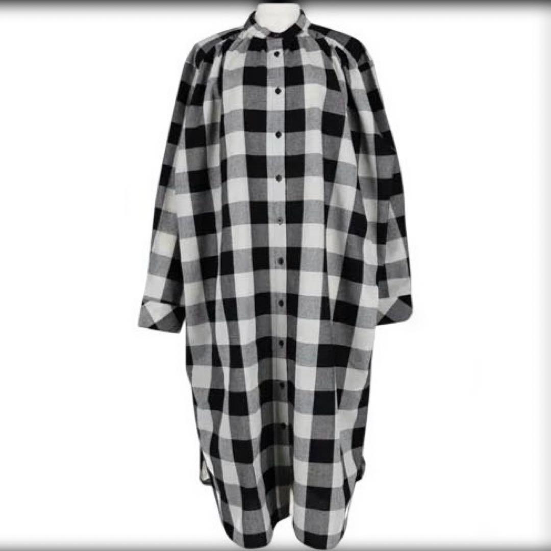 coca ブロックチェック柄シャツワンピース — image 3